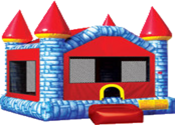 Blue Camelot Castle Bounce House rental in Chicagoland, IL