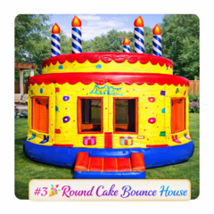 #3 Round Cake Bounce House