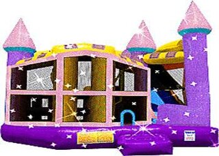 #50 Dazzling Inflatable Castle 5in1