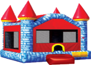 #19 Blue Camelot Castle Bounce House